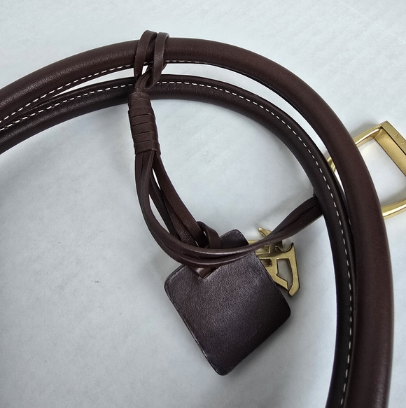 Lauren Ralph Lauren Vintage Horsebit Monogram Jacquard Purse Olive Green - Picture 10 of 14